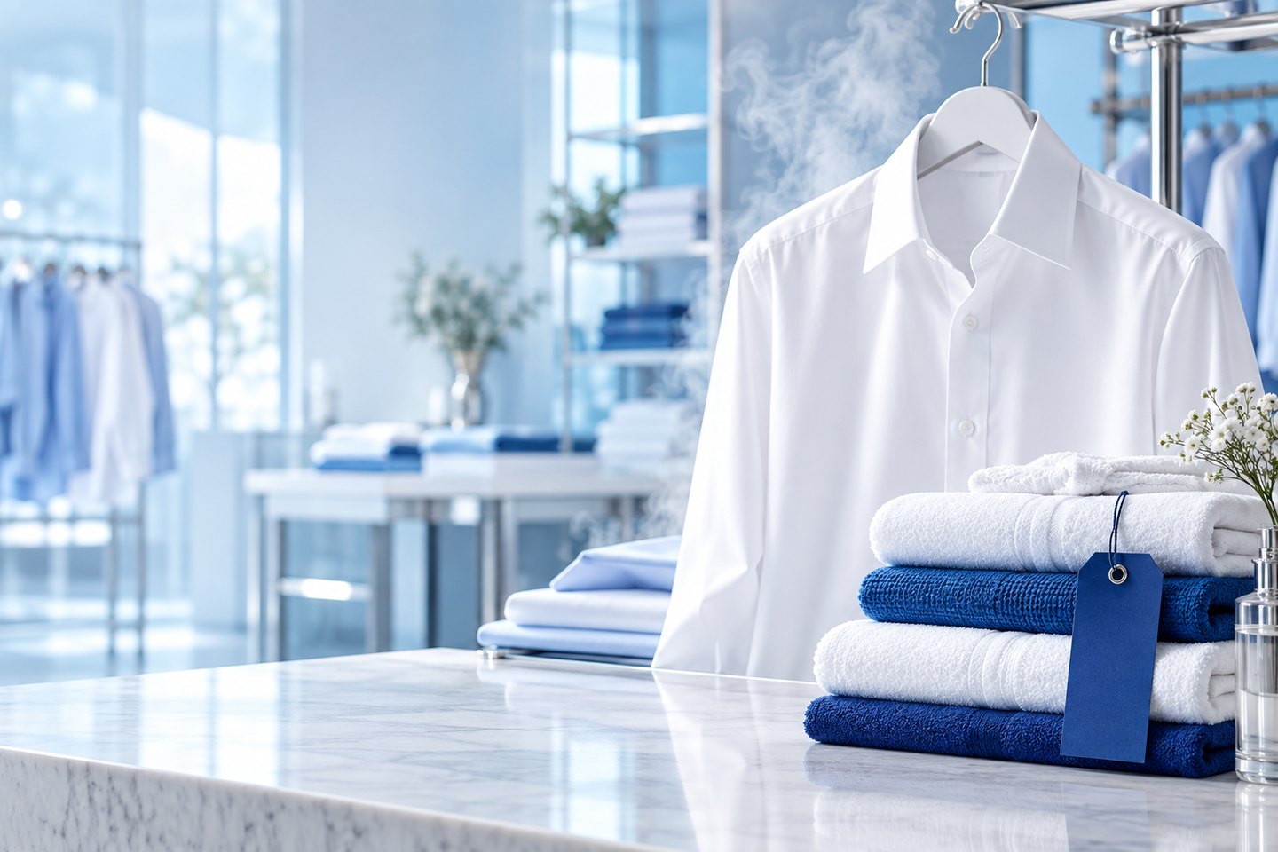 Steam pressing and garment care